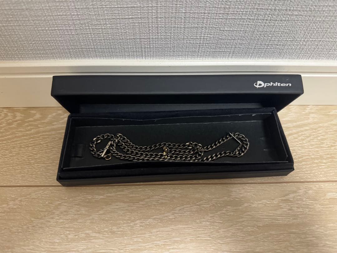 ファイテン チタンチェーンネックレス50㎝ (訳あり)