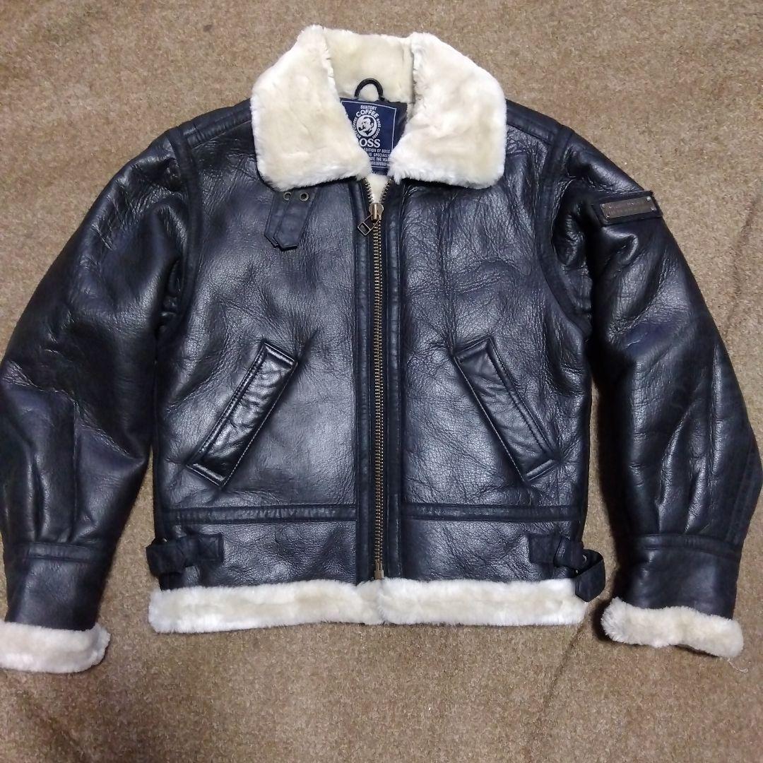 Sサイズ 非売品 SUNTORY BOSS ボス B-3 牛革 美品
