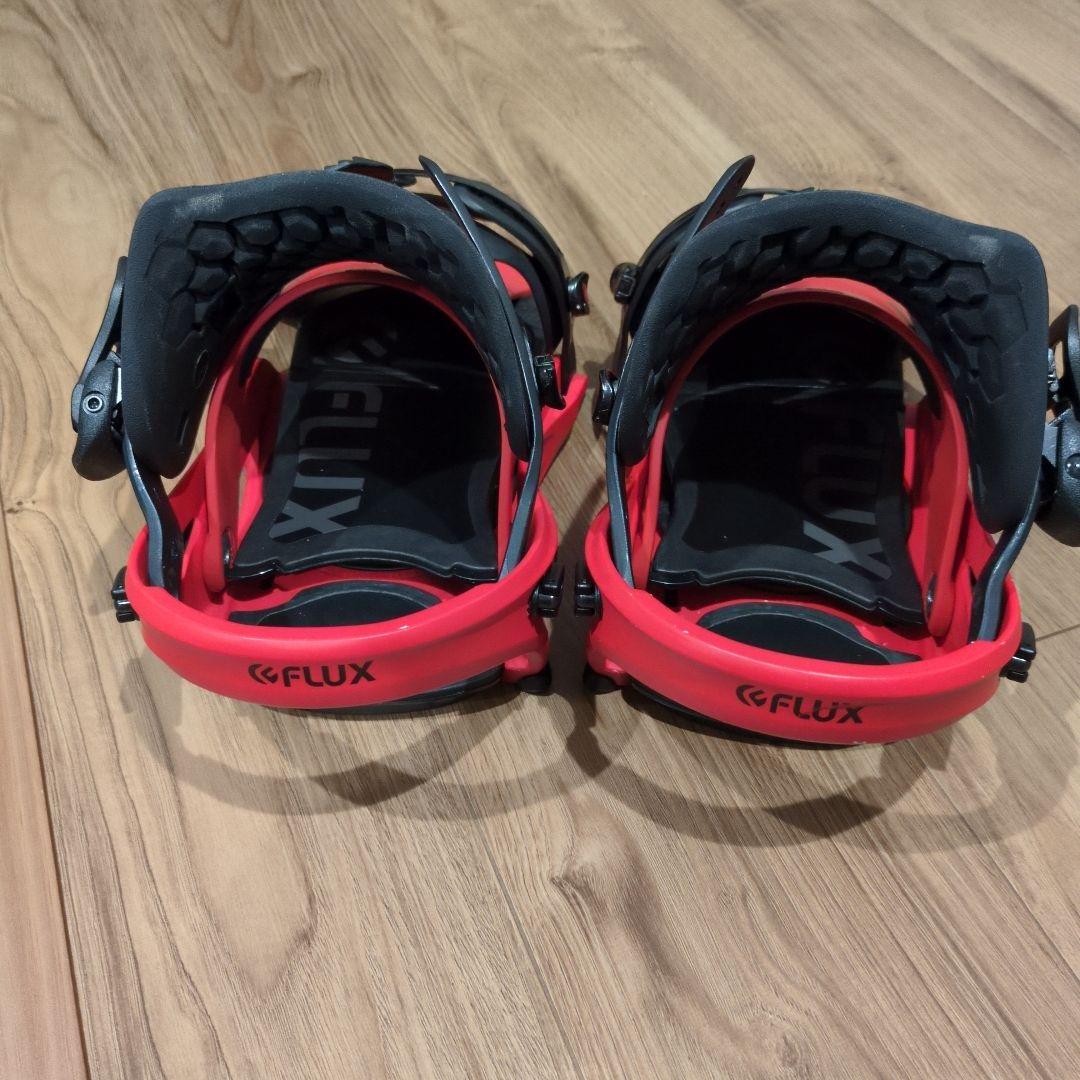 FLUX スノーボードビンディング M レッド　DS Mサイズ