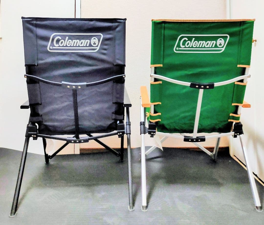 Coleman レイチェアー　3段階リクライニングチェアー　2点セット
