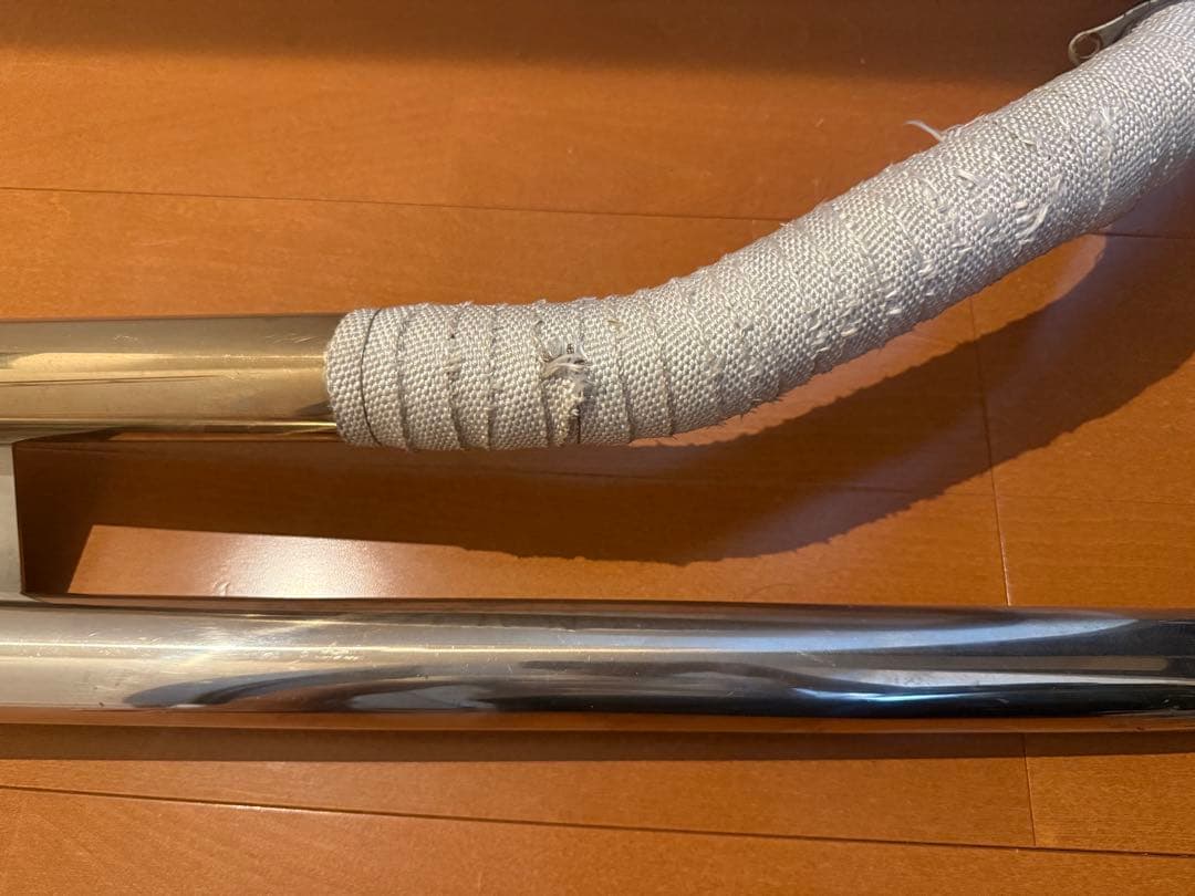 23シャドウ400用　Marving スラッシュカットマフラー　実働車外し