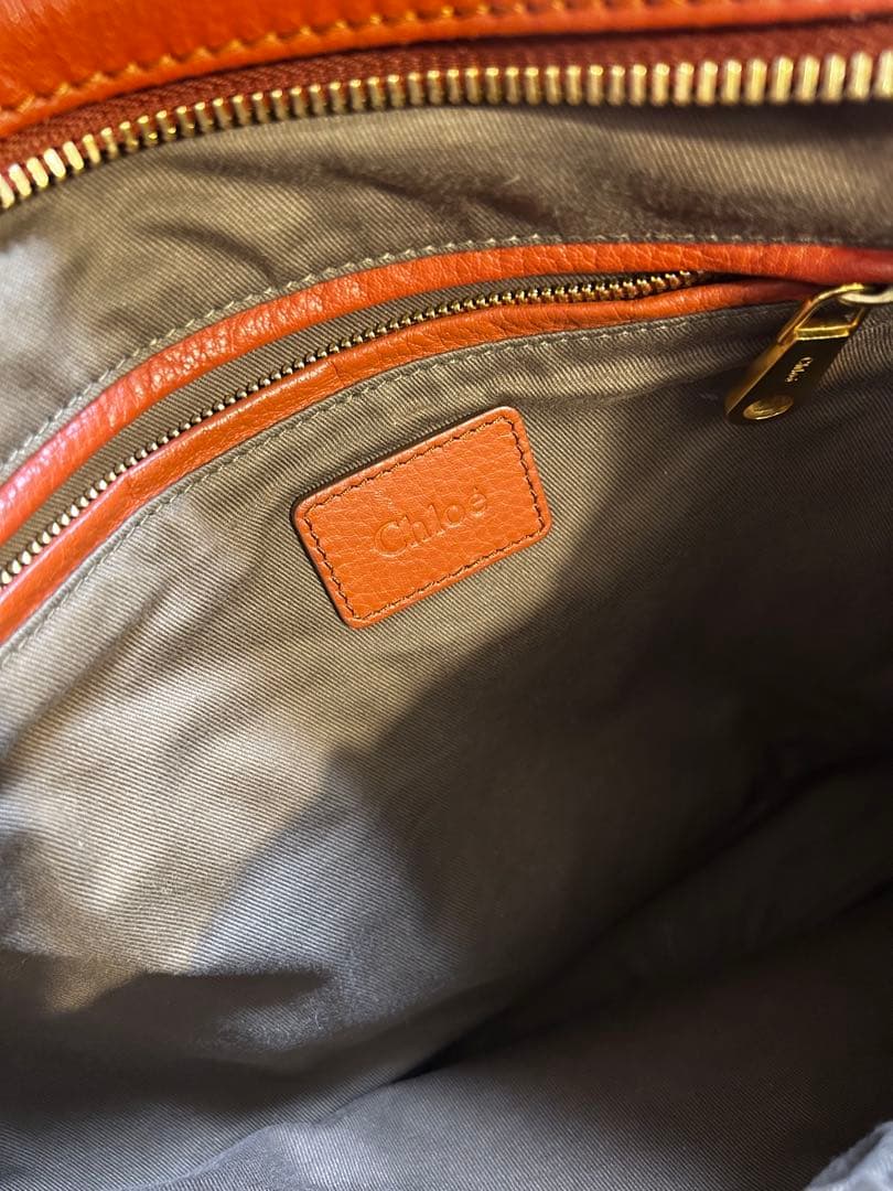 Chloé ブラウン レザー バッグ