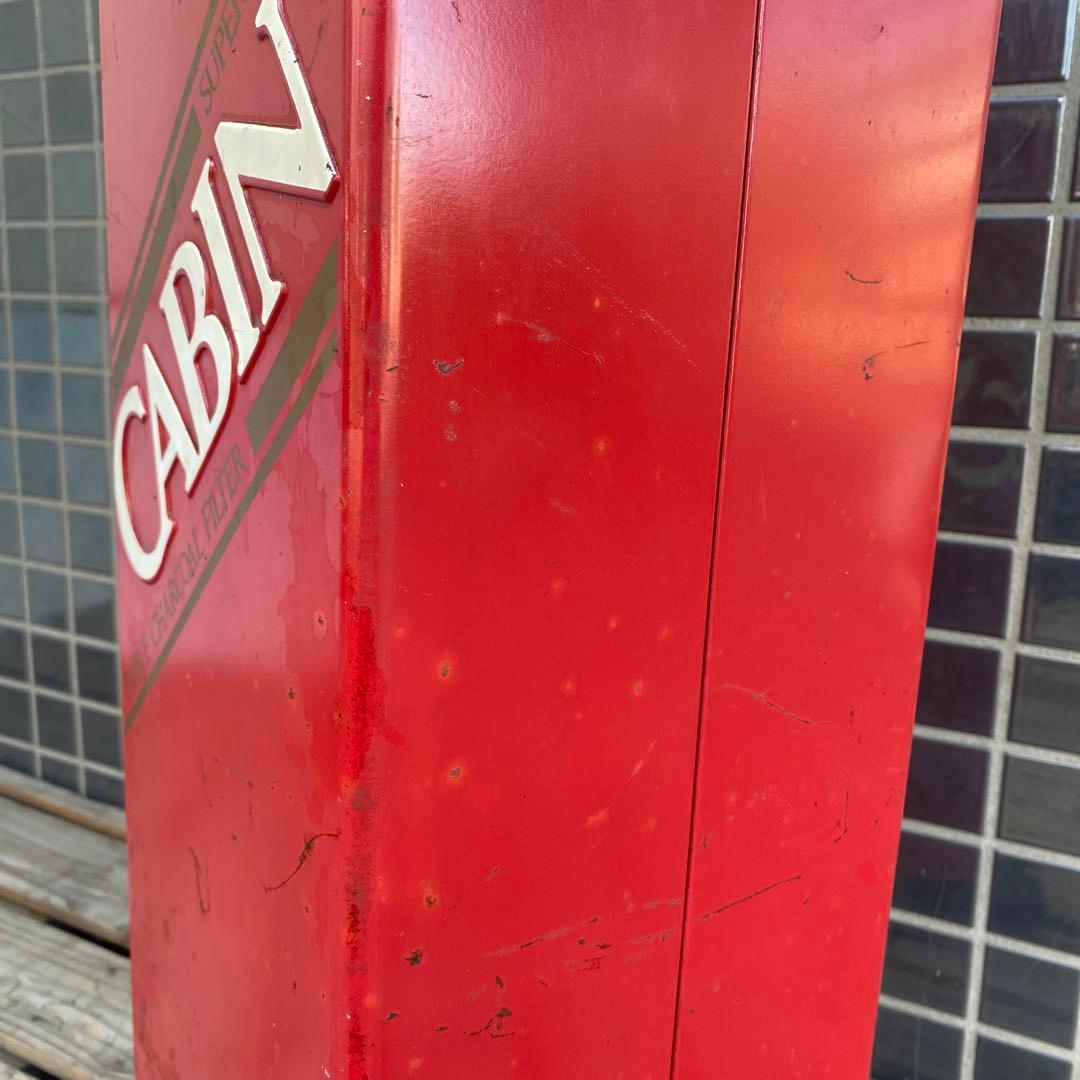 昭和レトロ CABIN スタンド灰皿 当時物 コレクション ノベルティ煙草グッズ