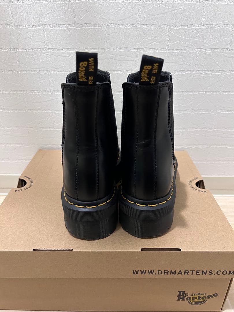 Dr.Martens ブラック サイドゴアブーツ 2976QUAD 美品　格安