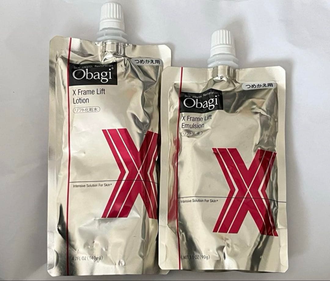 オバジXフレームリフトローションオバジX フレームリフトエマルジョン乳液詰め替え