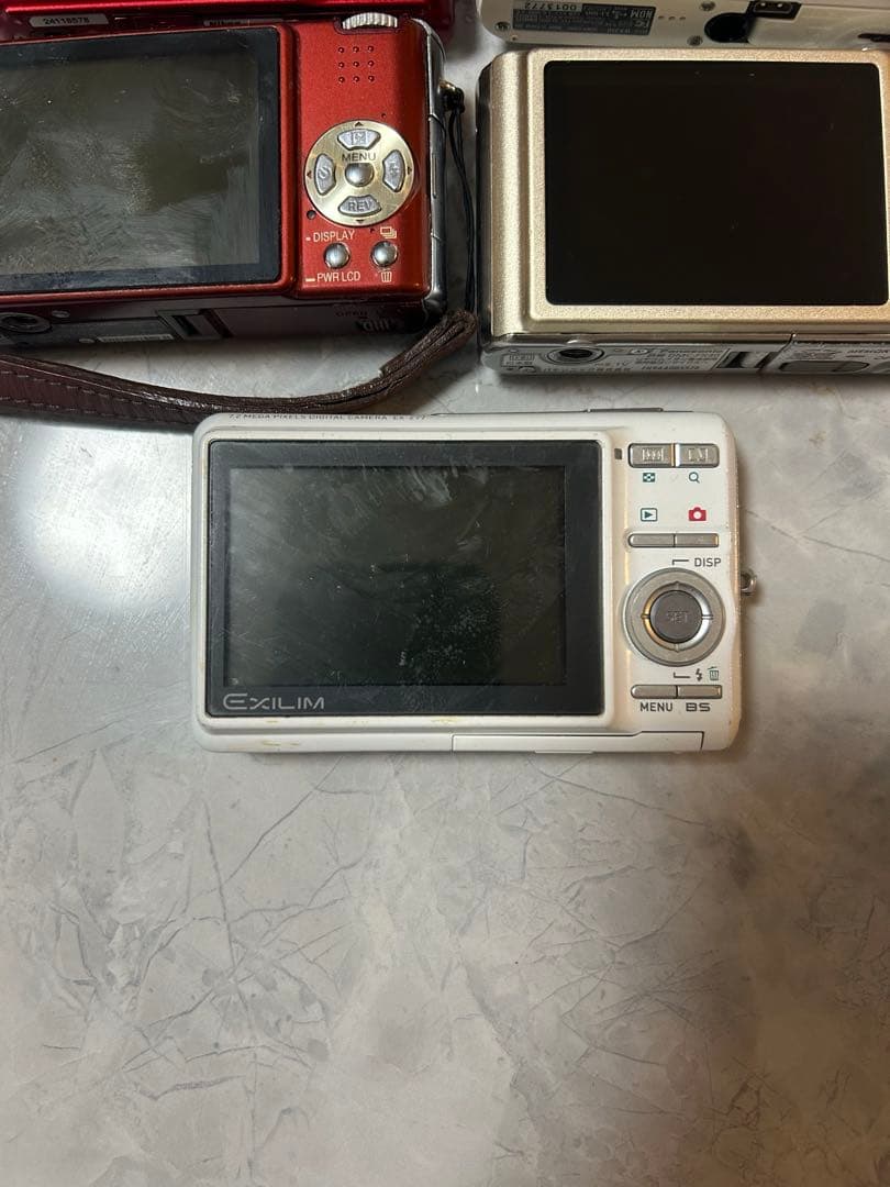 コンパクトデジカメ5台まとめ売り（ジャンク品）