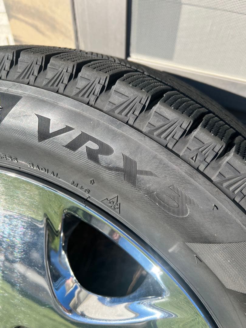 538様30セルシオ 純正オプション メッキホイール215/55R17