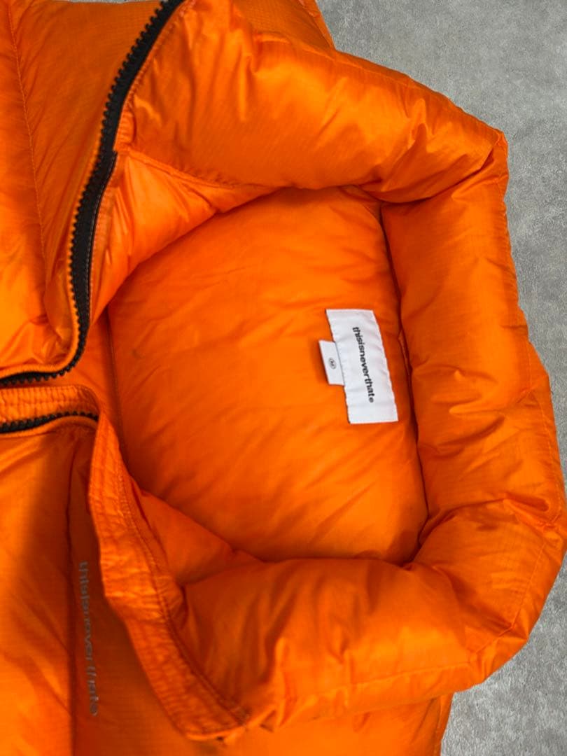 極美品 thisisneverthat 軽量 肉厚 PERTEX ダウン ベスト