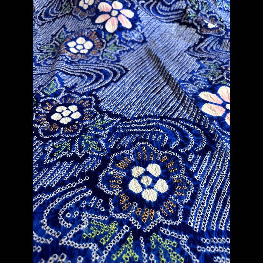 未使用✨美品❣️有松鳴海絞り浴衣