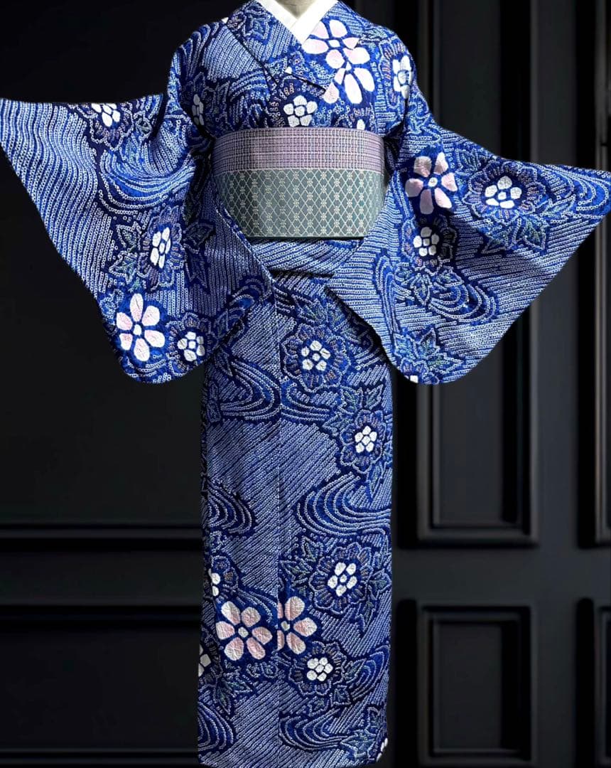 未使用✨美品❣️有松鳴海絞り浴衣