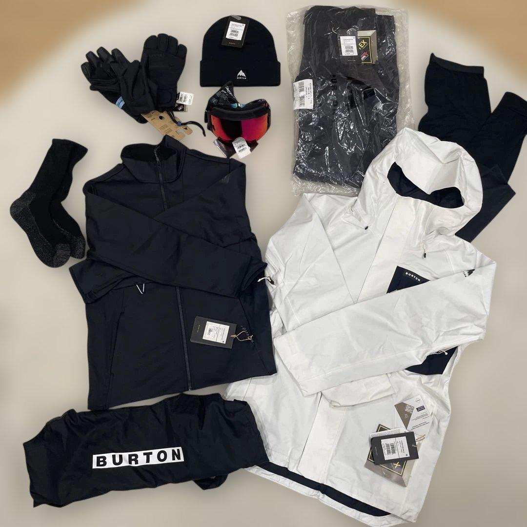 総額約14万円！Burton バートン スノボウェア 9点セット