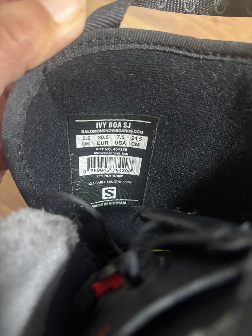 Salomon Ivy BOA SJスノーボードブーツ 24.5cm