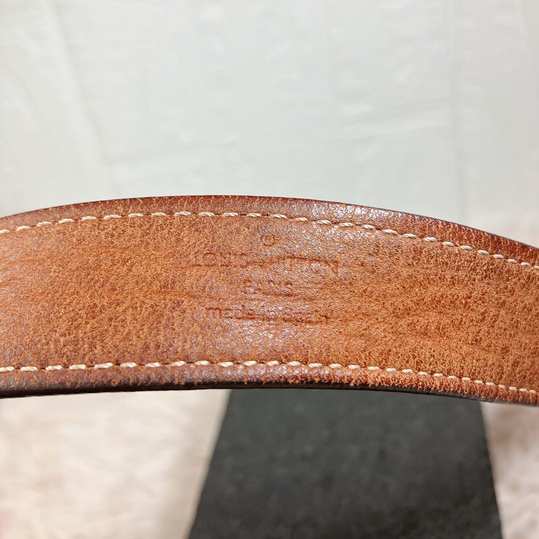 美品 ルイヴィトン ダミエ サンチュール ミニ ベルト ゴールド 即日発送