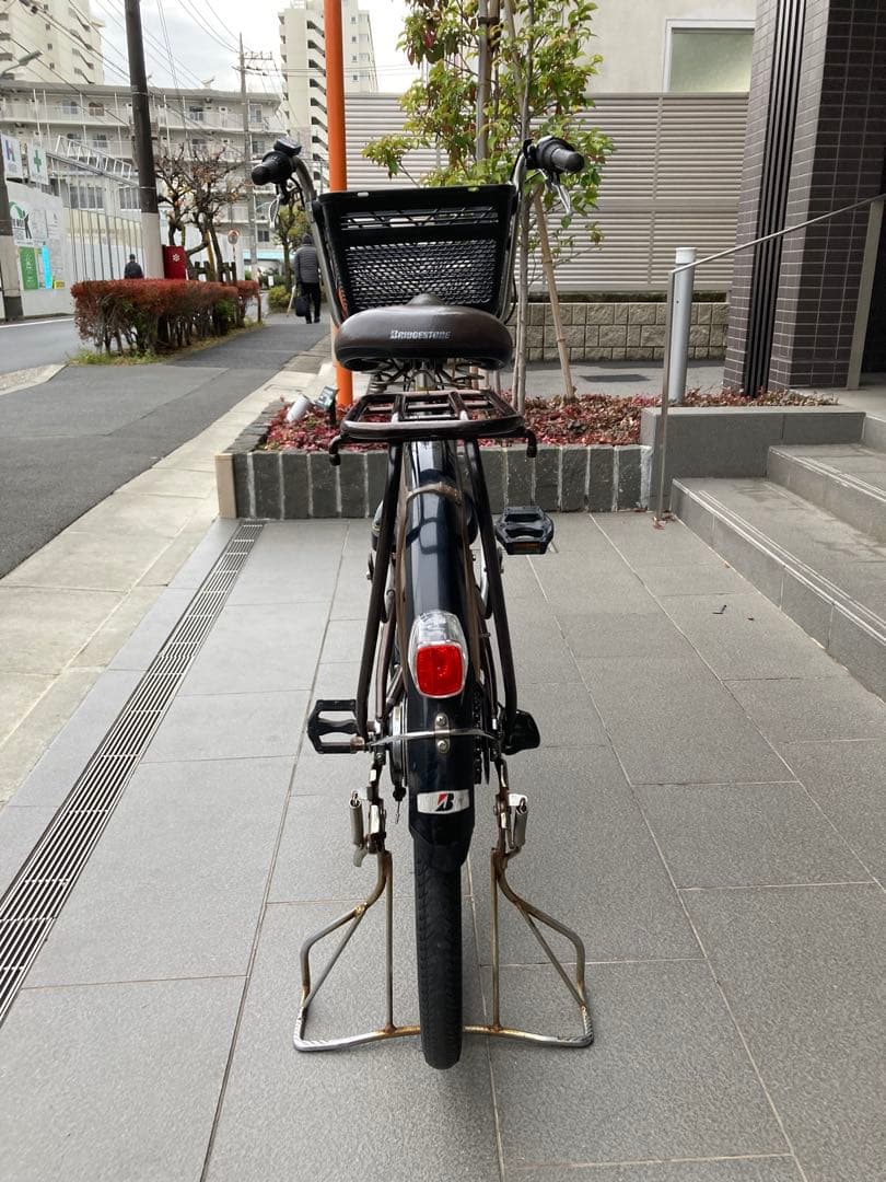 電動アシスト自転車BRIDGESTONE 26インチ.バッテリー2つです