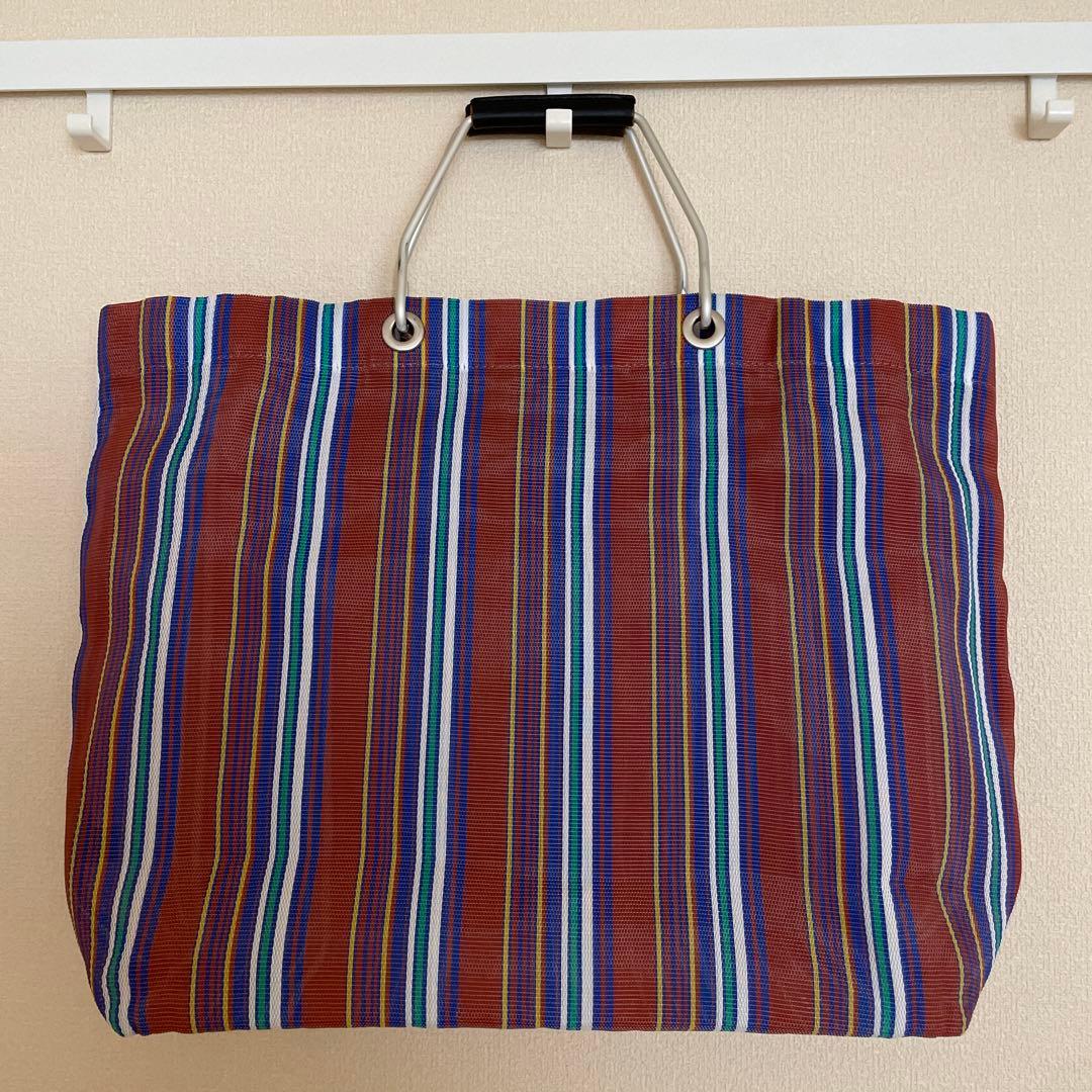 MARNI MARKET STRIPE BAG ブラウン