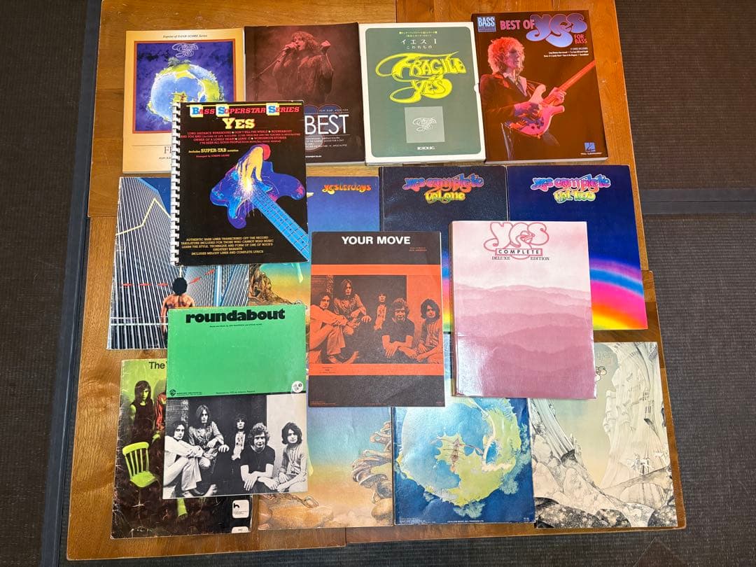 イエス（yes）の楽譜の16冊セット　バンドスコア