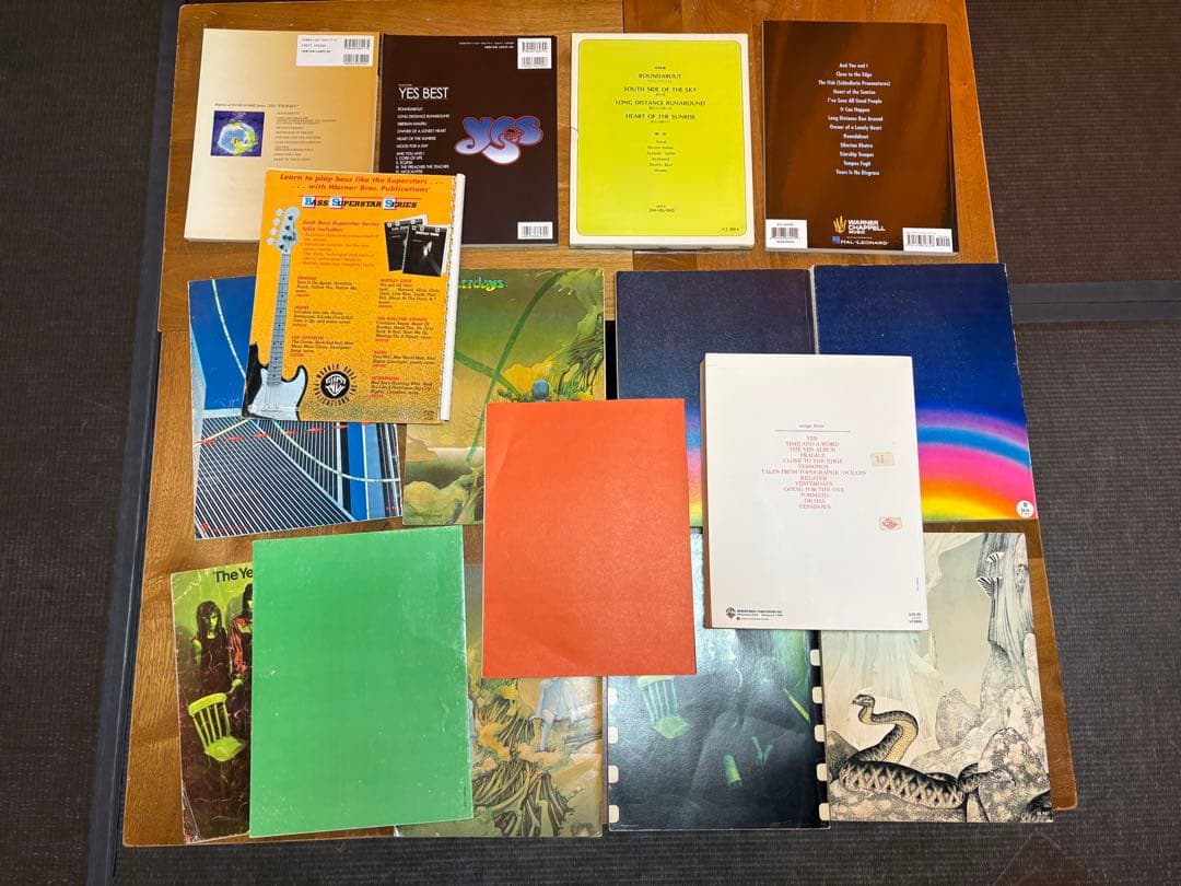 イエス（yes）の楽譜の16冊セット　バンドスコア