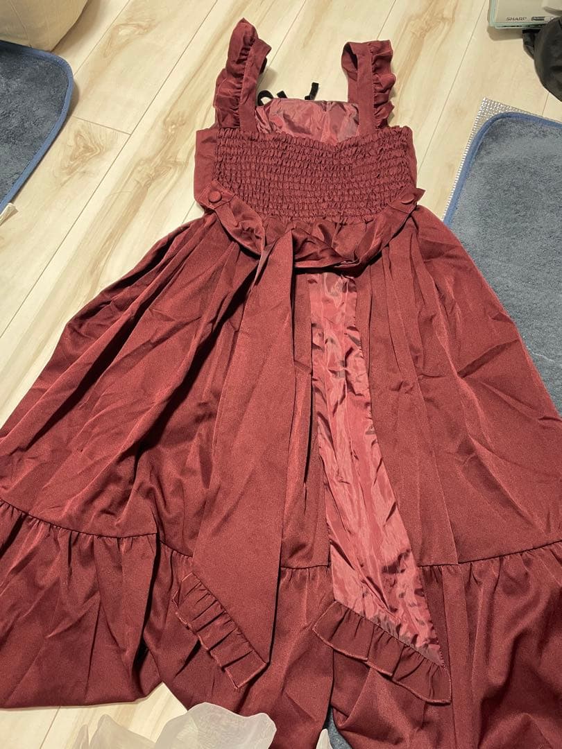 ロング丈ジャンスカ