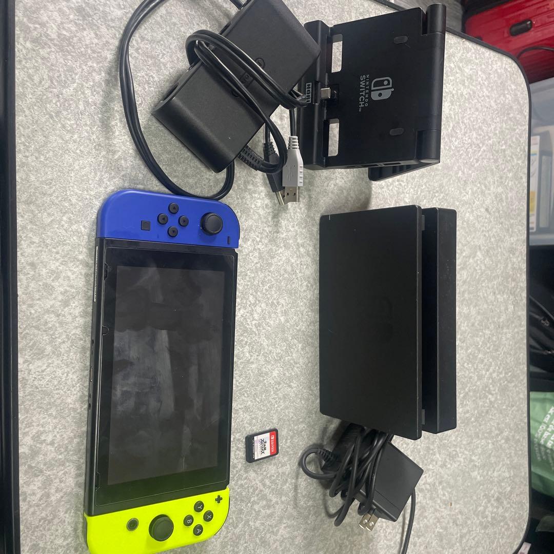 Nintendo Switch 本体＋スマブラ＋GCコンタップ