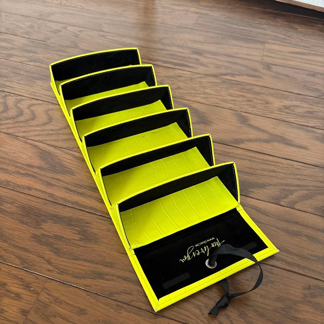 美品 Theo テオ 6本入り眼鏡ケース ロックンロールケース ベルギー