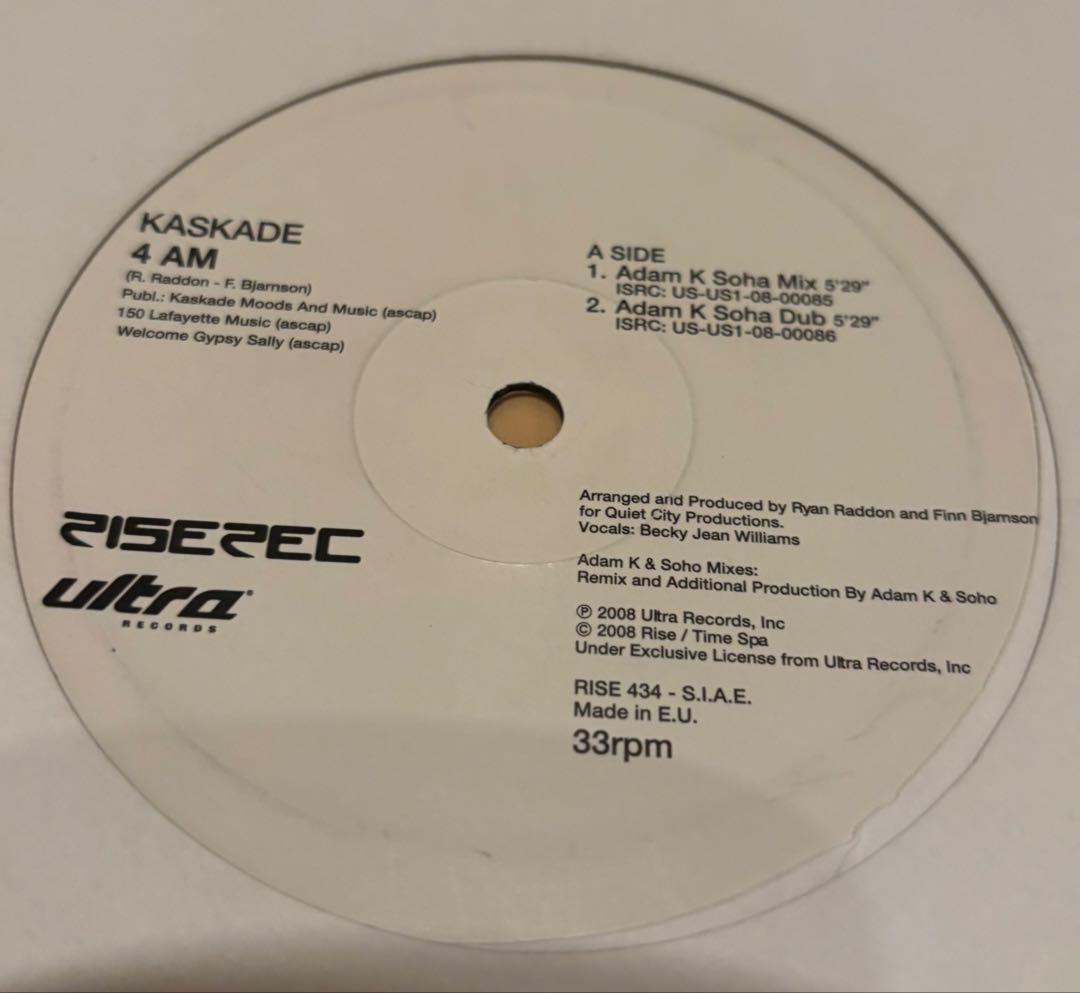 その他 Kaskade / 4 AM,RISE434,Progressive House