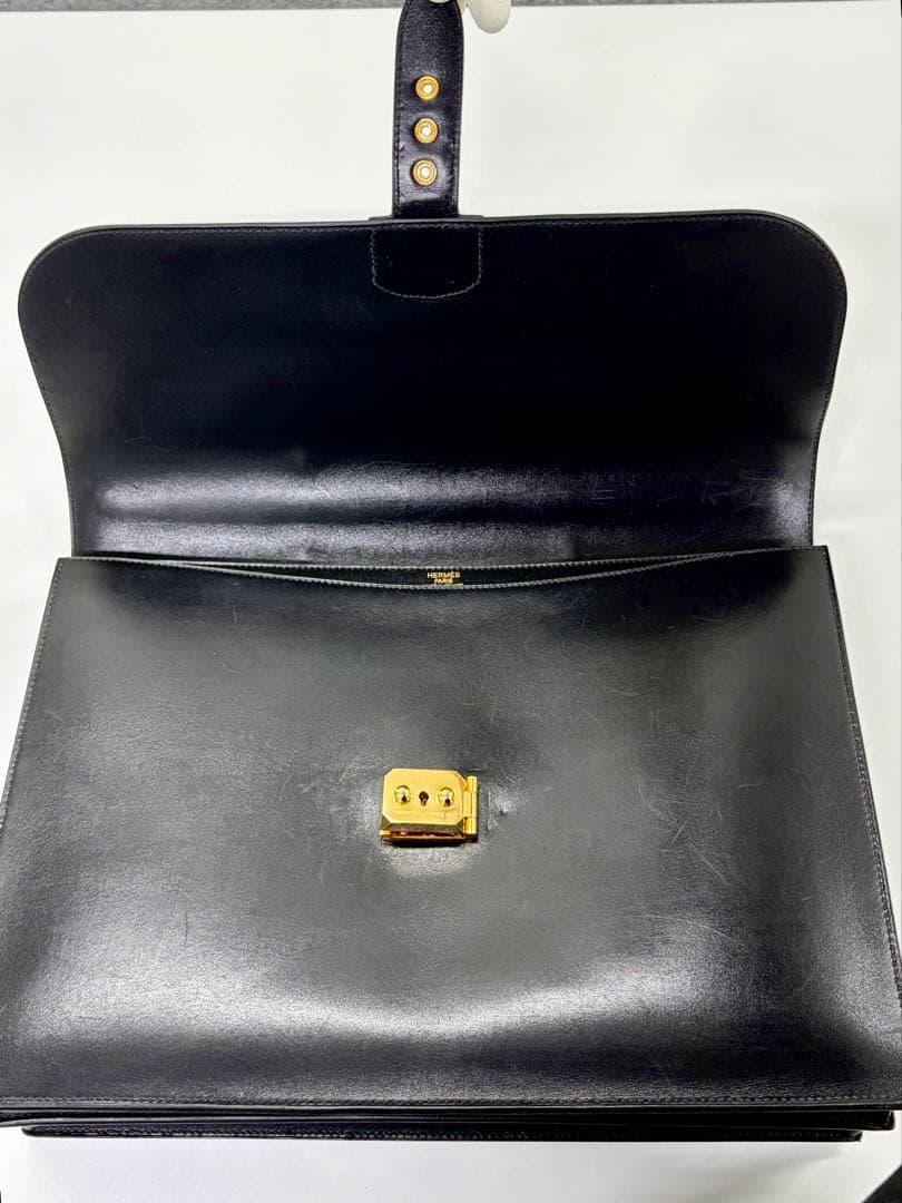 【※専用※】✨エルメス サックアデペッシュ38／ボックスカーフ