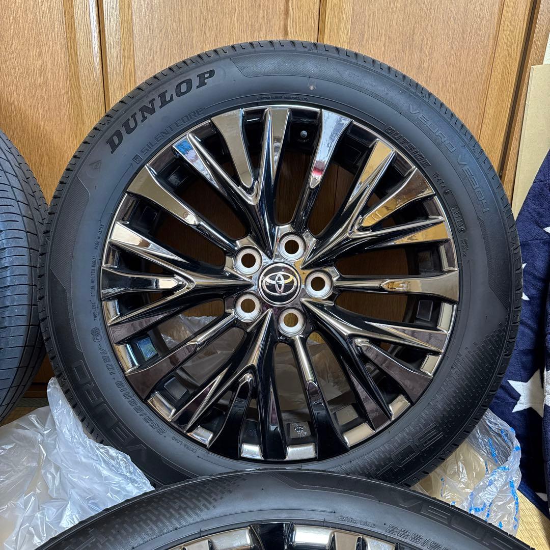 40ヴェルファイアZプレミア純正ホイール&プレミアムタイヤVEURO 4本セット