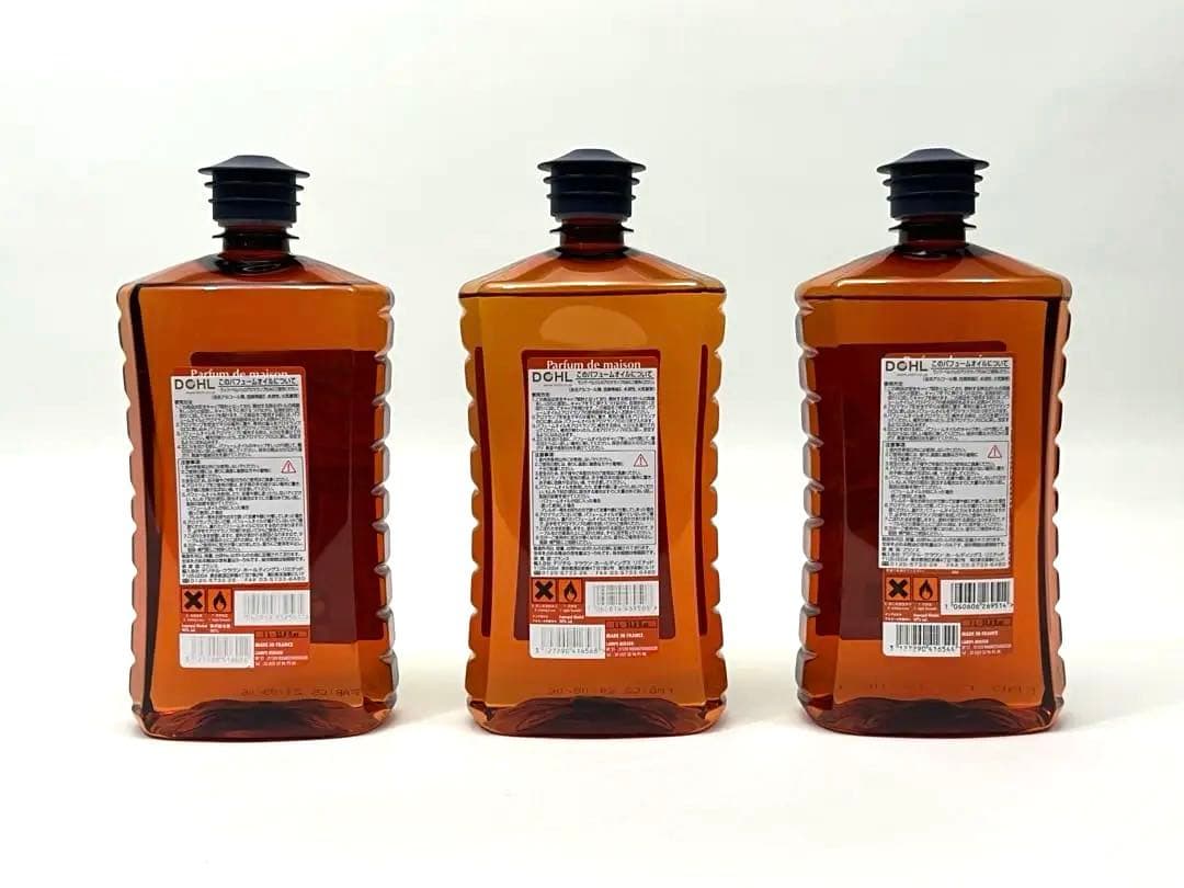 新品未開封★ランプベルジェ・オイル３本セット　シトロネル　ヒナギク　緑茶