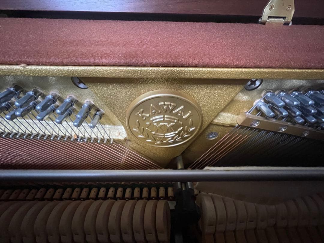 【上品なデザイン】KAWAI c-113 アップライトピアノ スツール付き