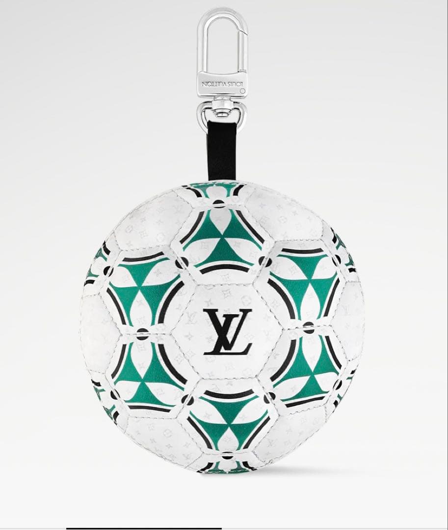 新品未使用品　ルイヴィトン　バッグチャーム　LV フットボール ポーチ　サッカー