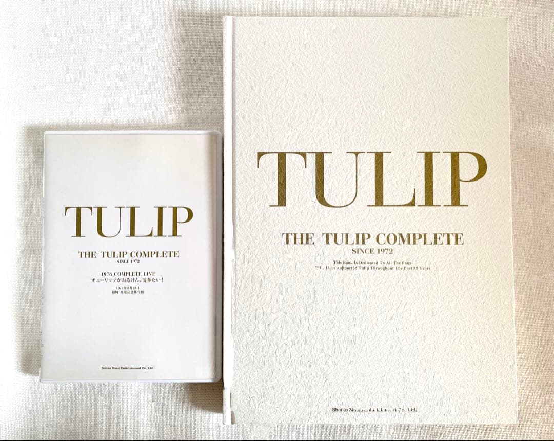 THE TULIP COMPLETE アンソロジーブックとライブCD セット