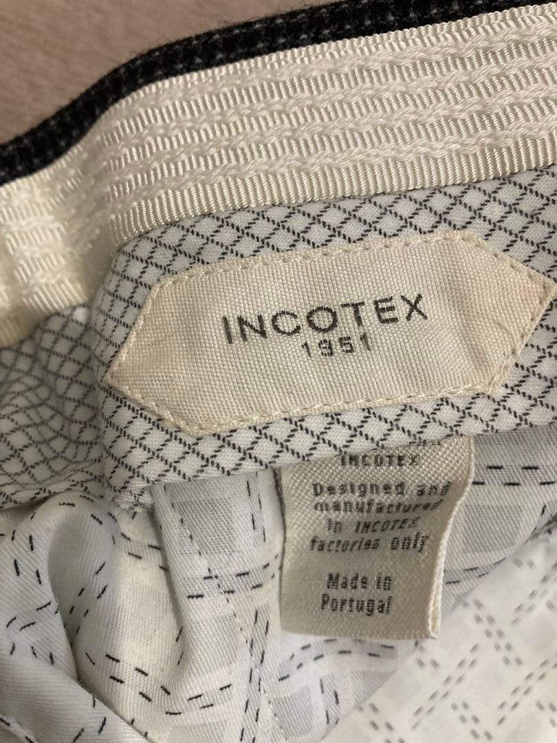 【incotex 】スラックス ウール混紡