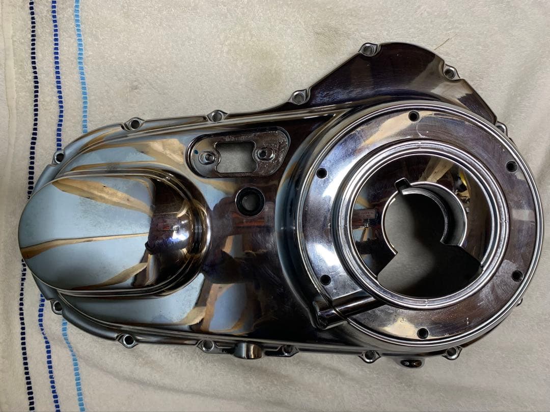 スポーツスター プライマリーカバー・スプロケットカバー・ギアカバーセット メッキ