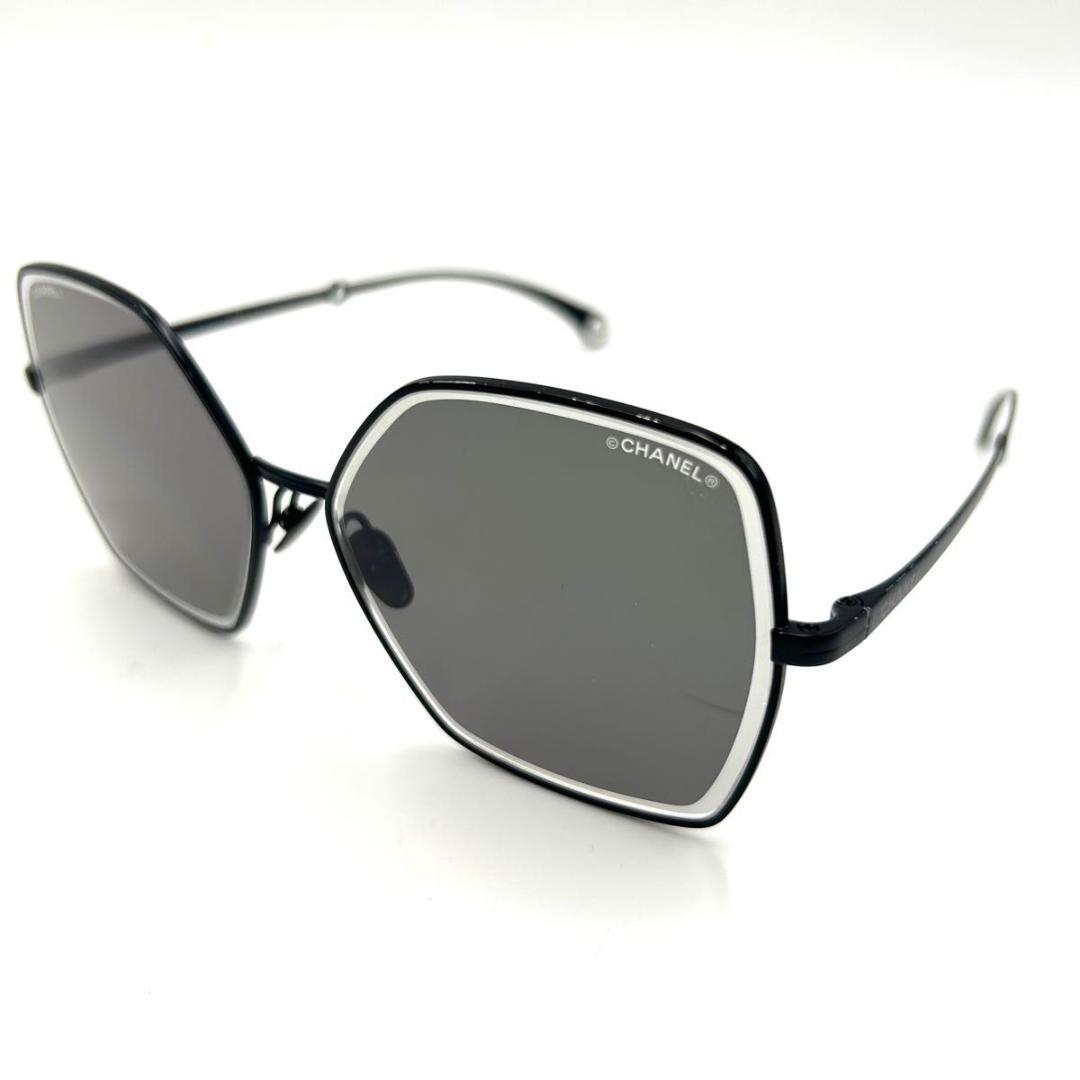 CHANEL シャネル サングラス ブラック 4262 バタフライシェイプ