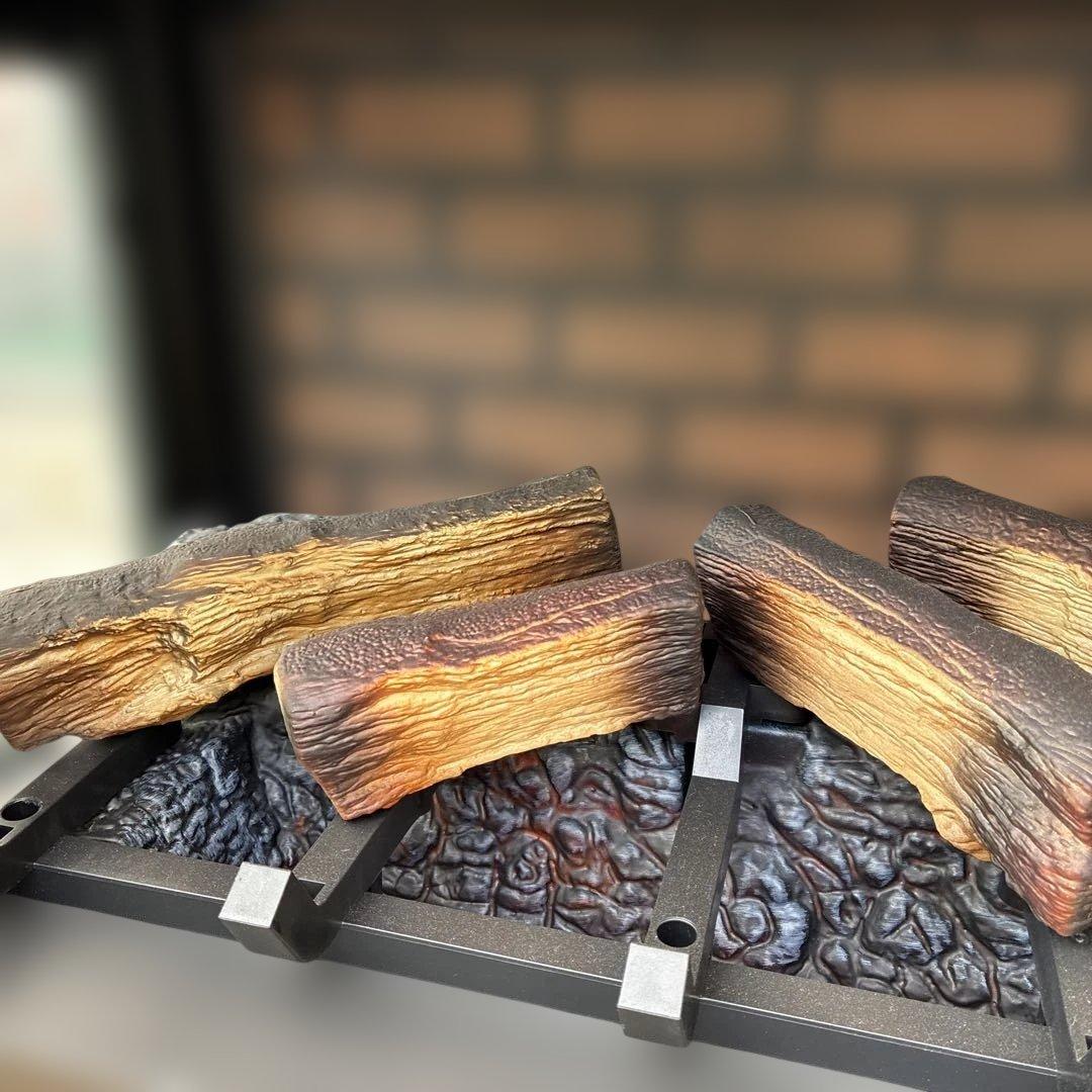 QVCジャパン　フェイク暖炉型　電気ファンヒーター　DFI-5010-01