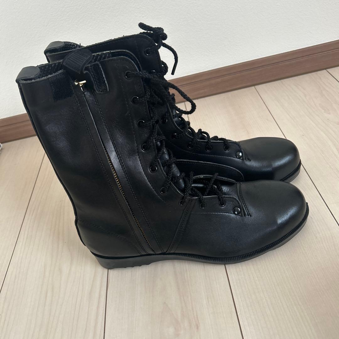 BRAHMAN ミドリ安全　ブラック安全靴 ジッパー付き