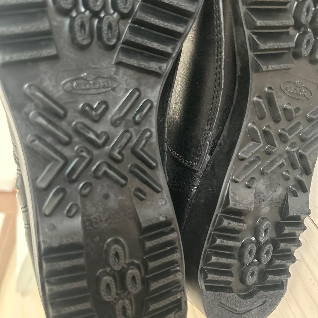 BRAHMAN ミドリ安全　ブラック安全靴 ジッパー付き