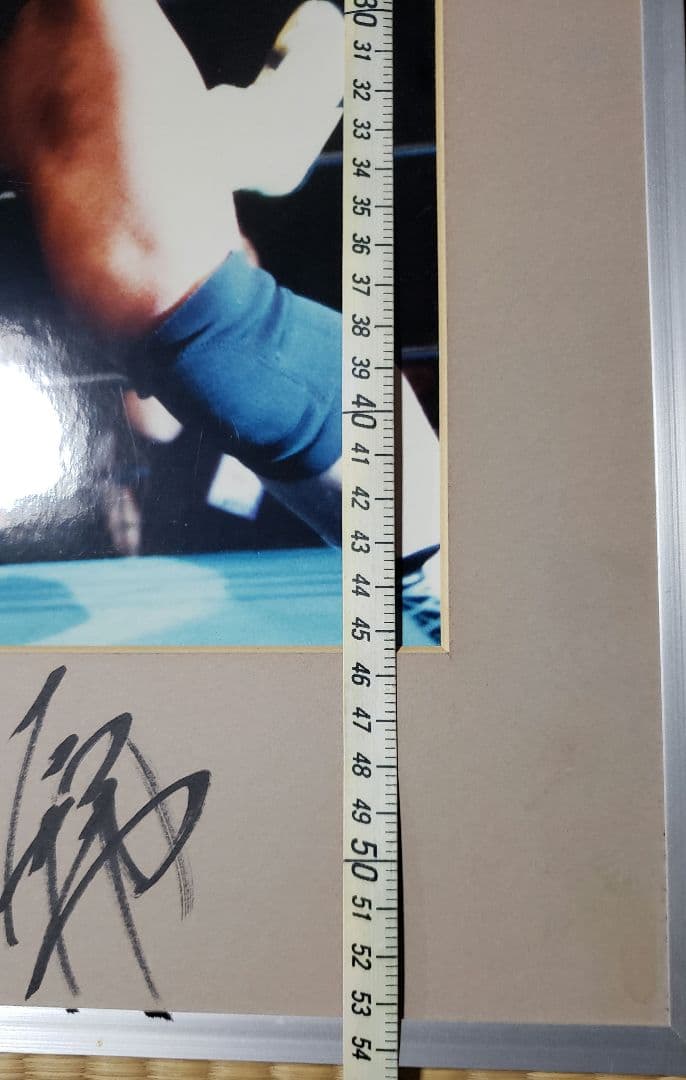 バ*ン様 高山善廣大森隆男写真パネルサイン付き