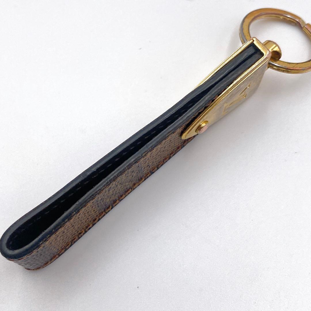 ルイヴィトン ダミエ ポルトクレ ドラゴンヌ キーホルダー キーリング