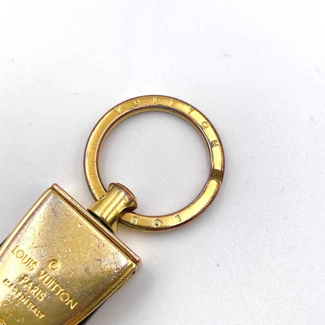 ルイヴィトン ダミエ ポルトクレ ドラゴンヌ キーホルダー キーリング