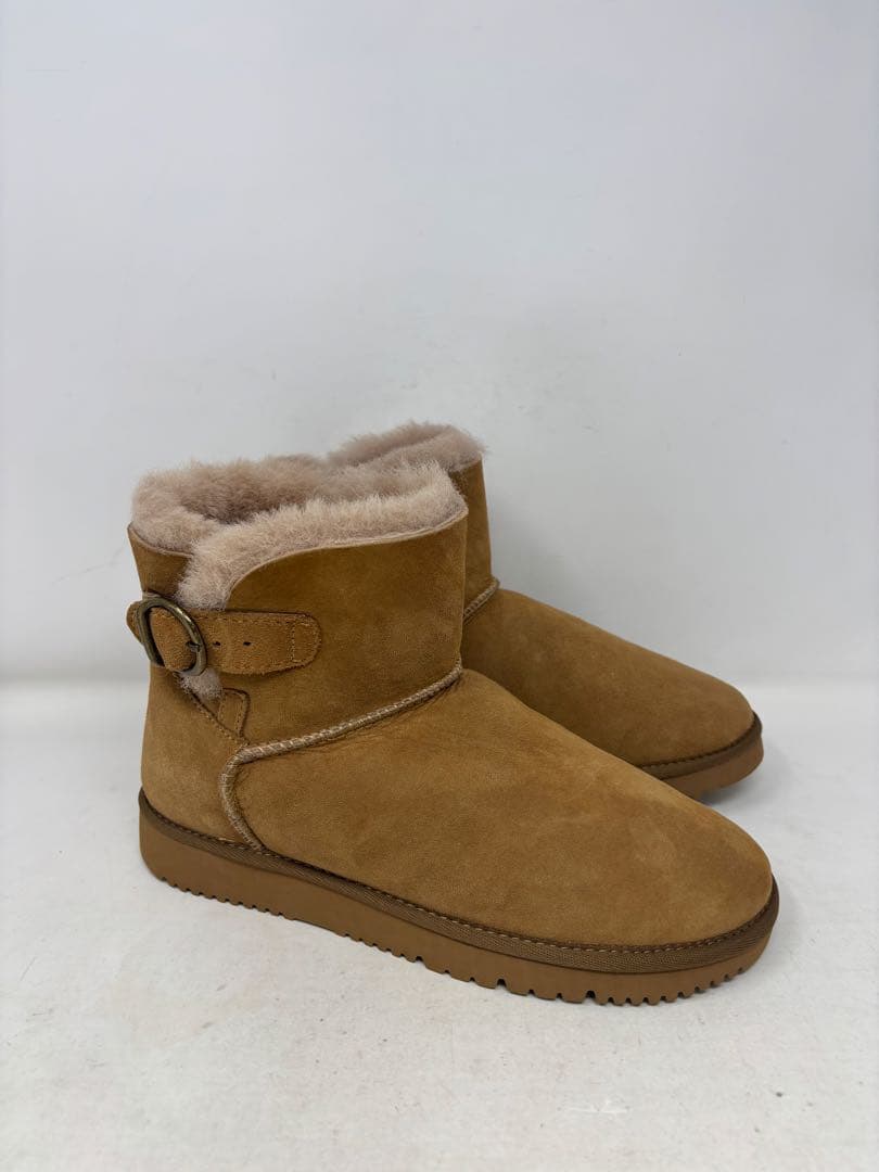 A1766 AKAISHI 寒さ和らぐ楽々ムートン ムートンブーツ