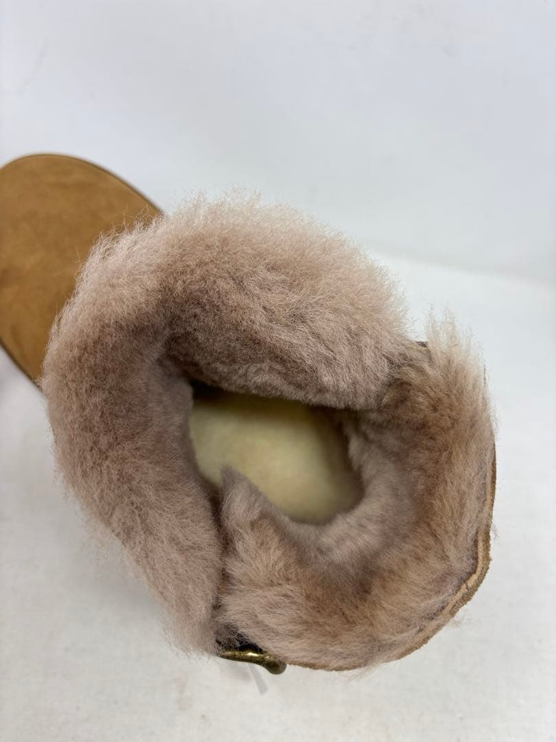 A1766 AKAISHI 寒さ和らぐ楽々ムートン ムートンブーツ