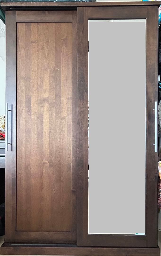 マルヨシ民芸家具 クローゼット　洋服ダンス 天然木　ウレタン樹脂塗装