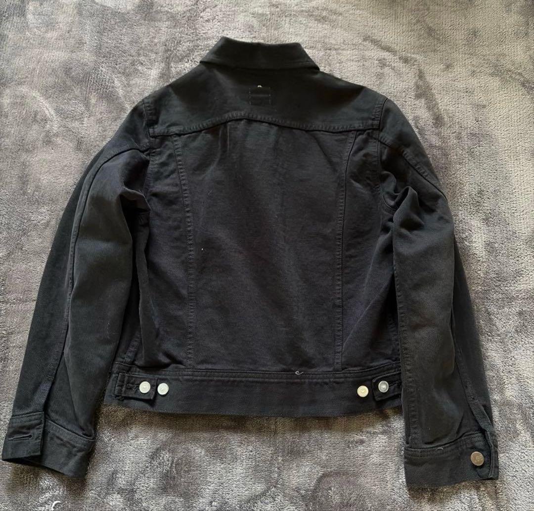 日本製 リー 復刻 0411 デニム　ジャケット トラッカー 黒　ブラック