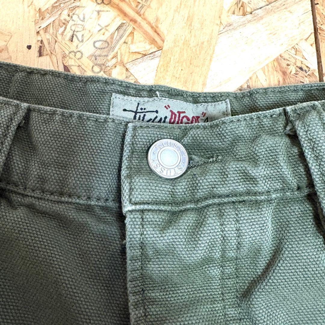 【定番】STUSSY Washed Canvas Big Ol' Jeans