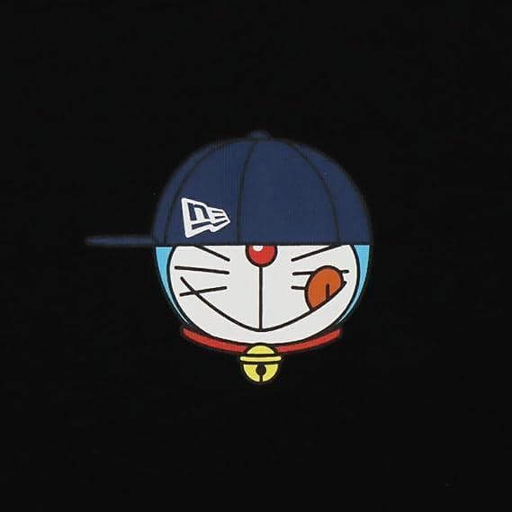 ニューエラ x ドラえもん コラボ フェイスロゴ ブラック XXL