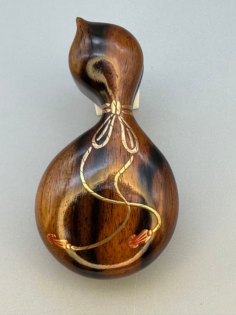 茶道具　香合　茶平一斎　黒柿瓢