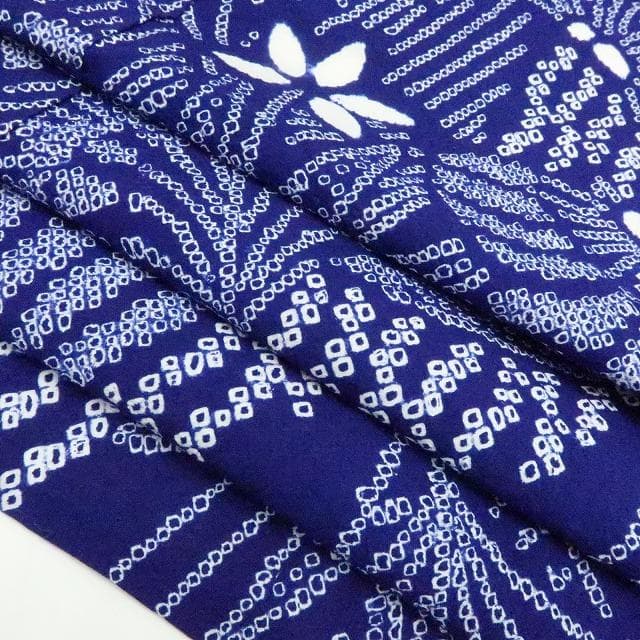 専用Y3470◆新品 有松鳴海絞り 仕付け・背当て付 手縫い 高級浴衣