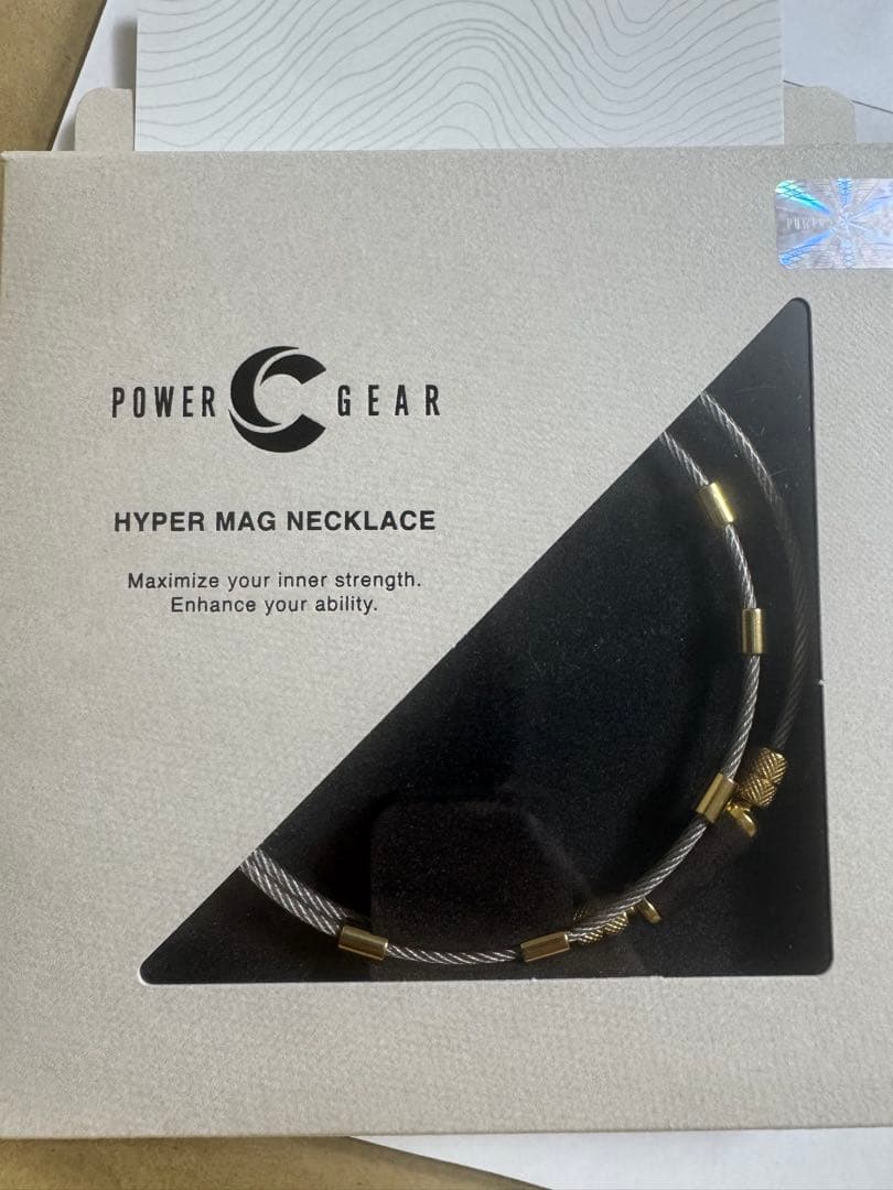 パワードギア　ハイパーMagネックレス /BROWN X GOLD