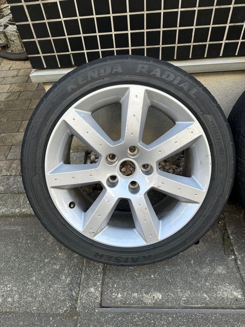 フェアレディZ　Z33　日産純正17インチアルミホイール4本ドリフト引き取り限定